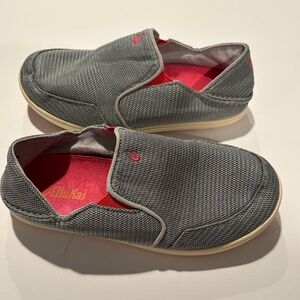 Olakai Grey Kids Slip on Shoe - Size Kids 5